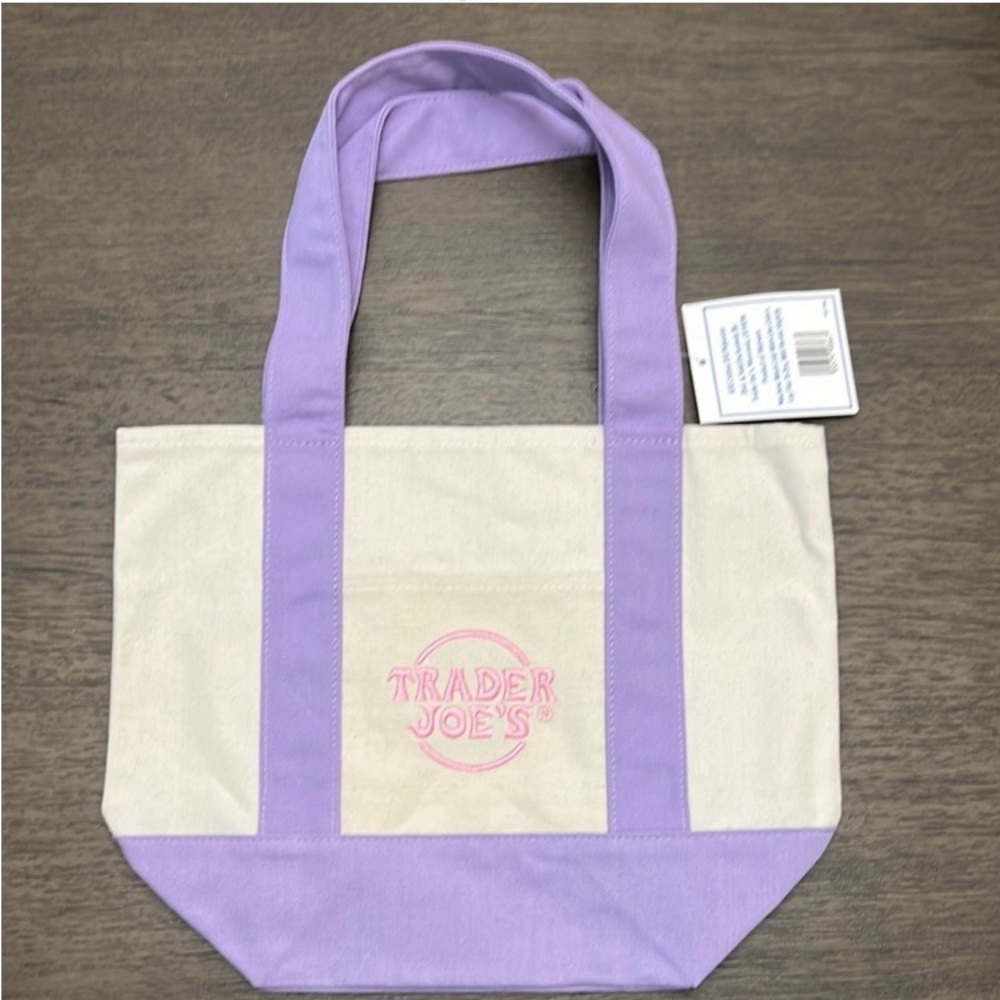 NWT Trader Joe’s, mini tote purple